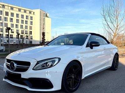 Używany Mercedes C63 AMG AMG 476 KM (350 kW) 2018 Biały Kabriolet