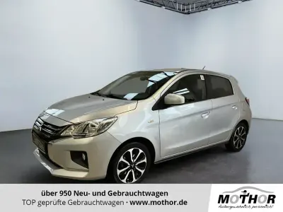Gebraucht Mitsubishi Space Star Spirit+ 80 PS (58 kW) 2021 Coolsilber (m) Kleinwagen