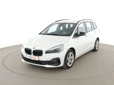 Gebraucht BMW 218 Gran Tourer Sport Line 150 PS (110 kW) 2019 Weiß Van / Kleinbus