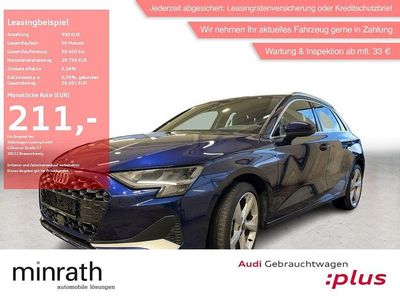 Blau Gebraucht 2025 Audi A3 Advanced Limousine | 28.980 € (Superpreis)