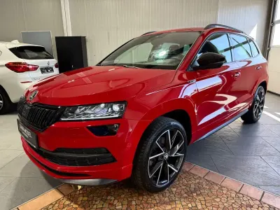 Second-hand Skoda Karoq SportLine 190 CP (139 kW) 2021 Roșu SUV