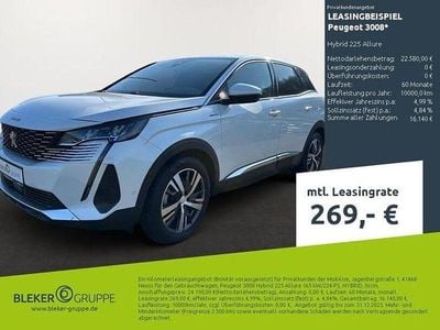 Gebraucht Peugeot 3008 Allure 305 PS (224 kW) 2021 Perlmutt weiß SUV