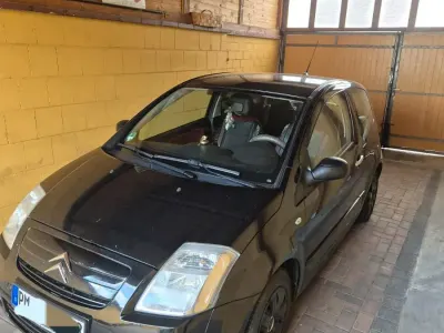 Gebraucht Citroën C2 60 PS (44 kW) 2008 Schwarz Kleinwagen