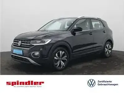 Gebraucht VW T-Cross 110 PS (80 kW) 2021 Schwarz (deep black perleffekt) SUV