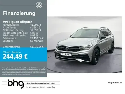 Gebraucht VW Tiguan Allspace R-line 193 PS (141 kW) 2024 Pyritsilber metallic SUV