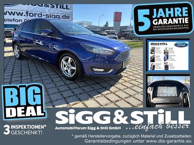 Usata Ford Focus Titanium 125 CV (91 kW) 2018 Blu Berlina