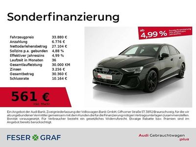 Gebraucht Audi A3 Ambiente 150 PS (110 kW) 2025 Mythosschwarz metallic Limousine