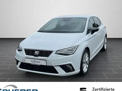 Gebraucht Seat Ibiza FR 110 PS (80 kW) 2023 Nevada weiß metallic (metallic) Kleinwagen