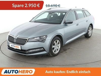 Gebraucht Skoda Superb Style 150 PS (110 kW) 2019 Grau Kombi