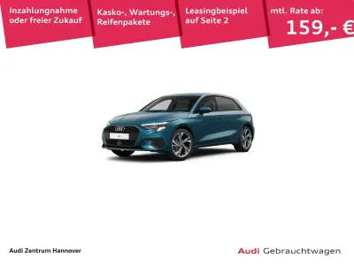 Używany Audi A3 Ambiente 110 KM (80 kW) 2023 Niebieski Sedan/Limuzyna