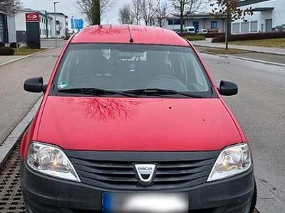 Gebraucht Dacia Logan MCV 74 PS (54 kW) 2009 Rot Kombi