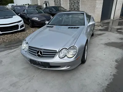 Gebraucht Mercedes SL500 306 PS (225 kW) 2004 Silber Cabrio