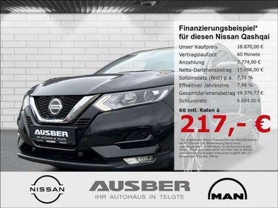 gebraucht Nissan Qashqai N-Way 1.3 DIG-T EU6d-T Panorama Navi Mehrzonenklima DAB SHZ Spurhalteass.