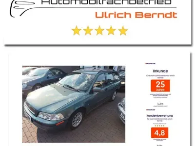 Gebraucht Volvo V40 Comfort 122 PS (89 kW) 2001 Grün Kombi