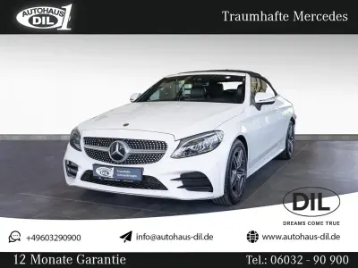Gebraucht Mercedes C200 AMG 184 PS (135 kW) 2019 Weiß Cabrio