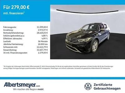 Usata VW Tiguan Allspace Elegance 146 CV (107 kW) 2021 Nero SUV