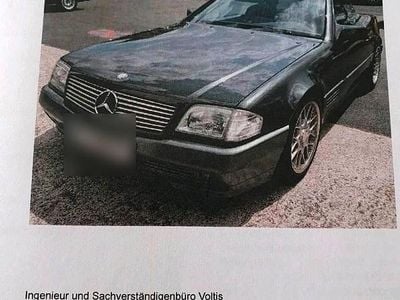 Brugt Mercedes SL300 1992 Sort Cabriolet