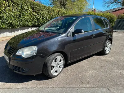 Gebraucht VW Polo Edition 80 PS (58 kW) 2007 Schwarz Kleinwagen