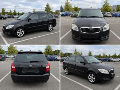 Gebraucht Skoda Fabia 105 PS (77 kW) 2008 Schwarz Kombi