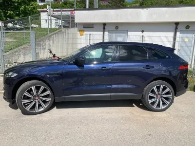 Gebraucht Jaguar F-Pace Portfolio 300 PS (220 kW) 2018 Blau SUV