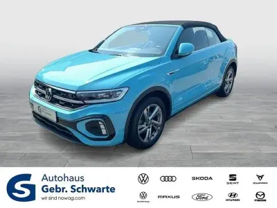Gebraucht VW T-Roc Cabriolet R-line 150 PS (110 kW) 2025 Blau Cabrio
