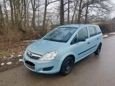 Gebraucht Opel Zafira Edition 116 PS (85 kW) 2009 Blau Van / Kleinbus