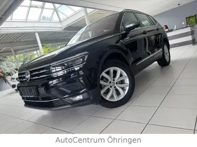 Gebraucht VW Tiguan Allspace Highline 150 PS (110 kW) 2021 Schwarz SUV
