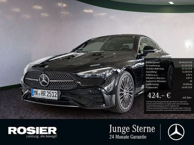 Schwarz / obsidianschwarz Gebraucht 2024 Mercedes CLE200 Advanced Plus Coupé | 48.990 € (Guter Preis)