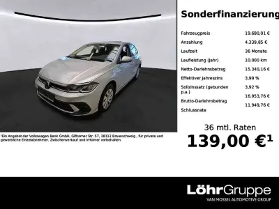 Gebraucht VW Polo Life 110 PS (80 kW) 2022 Reflexsilber metallic Kleinwagen