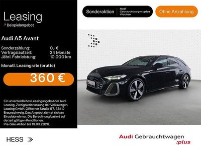 Gebraucht Audi A5 Edition .1 204 PS (150 kW) 2025 Mythosschwarz metallic Kombi
