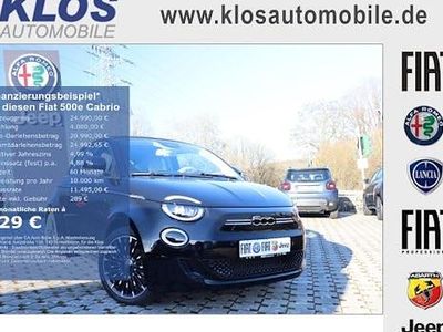 Gebraucht Fiat 500e La Prima 86 kW (118 PS) 2022 Schwarz Cabrio