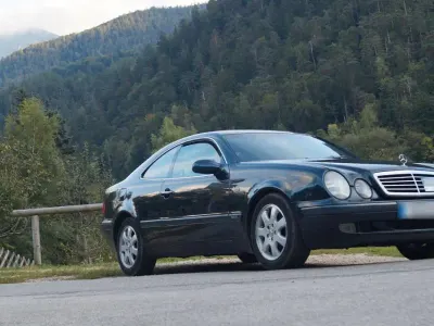 Gebraucht Mercedes CLK230 1998 Schwarz Coupé