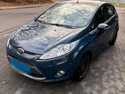 Gebraucht Ford Fiesta Trend 60 PS (44 kW) 2009 Blau Kleinwagen
