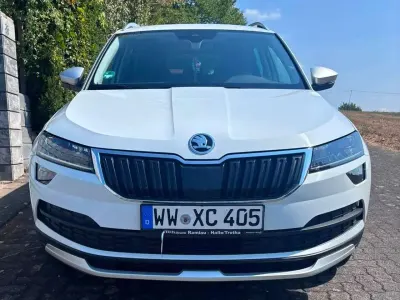 Gebraucht Skoda Karoq 150 PS (110 kW) 2021 Weiß SUV