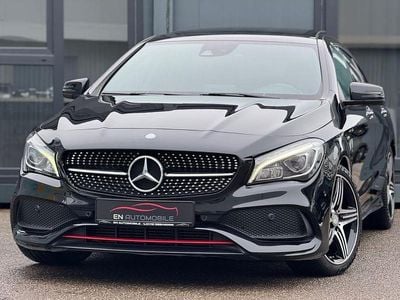 Schwarz Gebraucht 2016 Mercedes CLA250 Shooting Brake AMG line Kombi | 22.990 € (Fairer Preis)