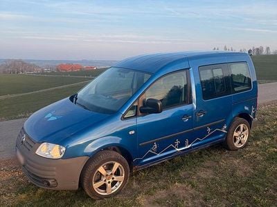 Begagnad VW Caddy Life 140 HK (102 kW) 2009 Blå Minibuss