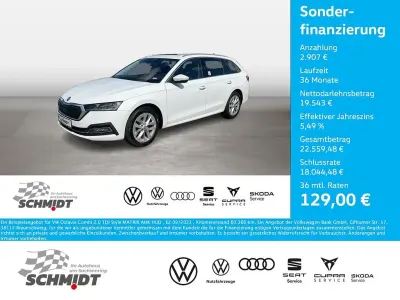 Gebraucht Skoda Octavia Style 116 PS (85 kW) 2023 Weiß Kombi