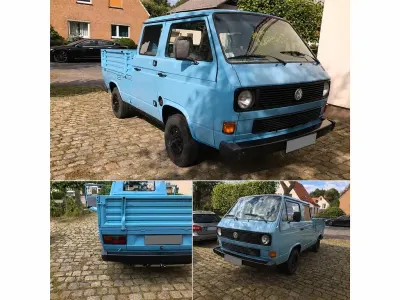 Gebraucht VW T3 57 PS (41 kW) 1989 Blau Van