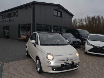 Gebraucht Fiat 500 Lounge 69 PS (50 kW) 2009 Weiß Cabrio