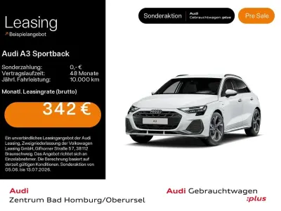 Brugt Audi A3 S-Line 204 HK (150 kW) 2025 Hvid Sedan