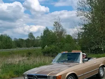 Gebraucht Mercedes SL450 180 PS (132 kW) 1980 Gold Cabrio