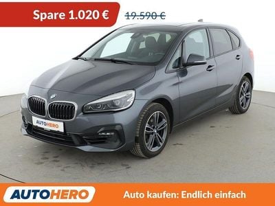 Gebraucht BMW 220 Active Tourer Sport Line 192 PS (141 kW) 2019 Grau Van / Kleinbus