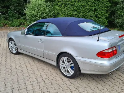 Usata Mercedes CLK230 Avantgarde 197 CV (144 kW) 2001 Argento Cabrio