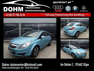 Gebraucht Opel Corsa Edition 69 PS (50 kW) 2010 Blau Kleinwagen