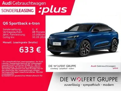 Gebraucht Audi Q6 Sportback e-tron Performance 225 kW (306 PS) 2025 Ascariblau metallic SUV