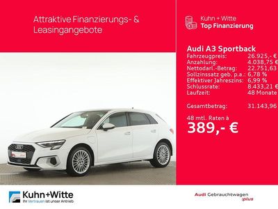 Gebraucht Audi A3 Advanced 204 PS (150 kW) 2022 Weiß Limousine