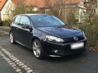 Occasion VW Golf VI R-line 122 ch (89 kW) 2011 Noir Citadine
