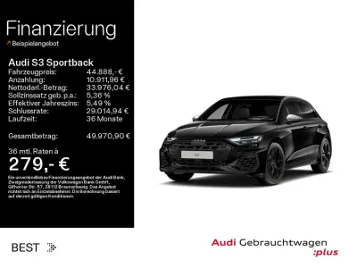 Gebraucht Audi S3 Ambiente 333 PS (244 kW) 2025 Mythosschwarz metallic Limousine
