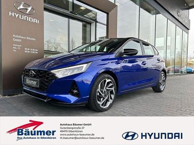 Blau Gebraucht 2022 Hyundai i20 Intro Edition Limousine | 16.490 € (Fairer Preis)