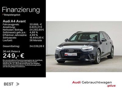 Gebraucht Audi A4 S-Line 204 PS (150 kW) 2022 Mythosschwarz metallic (metallic) Kombi